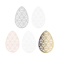 Laser-Kartenaufleger, Ostereier 2, 14,8cm x 9,4cm, 220 g/m², 5 Farben, 20 Stück