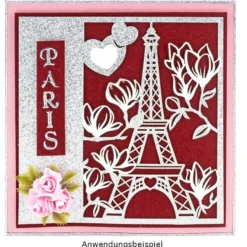 Laser-Kartenaufleger, Paris, 14cm x 14cm, 220 g/m², 5 Farben, 20 Stück
