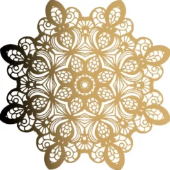 Laser-Kartenaufleger, Zierdeckchen, Ornament 21, Ø 14cm, 220 g/m², 5 Farbtöne, 20 Stück