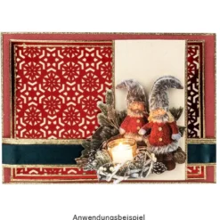 Laser-Kartenaufleger, Zierdeckchen Sterne, 14,8cm x 10,5cm, 4 Farbtöne, 20 Stück