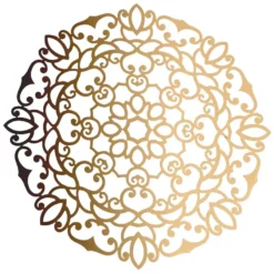 Laser-Kartenaufleger, Zierdeckchen, Ornament 2, Ø 14cm, 220 g/m², 5 Farben, 20 Stück