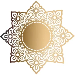 Laser-Kartenaufleger, Zierdeckchen, Ornament 3, Ø 14cm, 220 g/m², 5 Farben, 20 Stück
