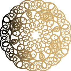 Laser-Kartenaufleger, Zierdeckchen, Ornament 20, Ø 14cm, 220 g/m², 5 Farbtöne, 20 Stück