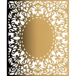 Laser-Kartenaufleger, Zierdeckchen, Ornament 14, 14cm x 11,2cm, 220 g/m², 5 Farbtöne, 20 Stück