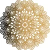 Laser-Kartenaufleger, Zierdeckchen, Ornament 24, Ø 14,5cm, 220 g/m², 5 Farbtöne, 20 Stück