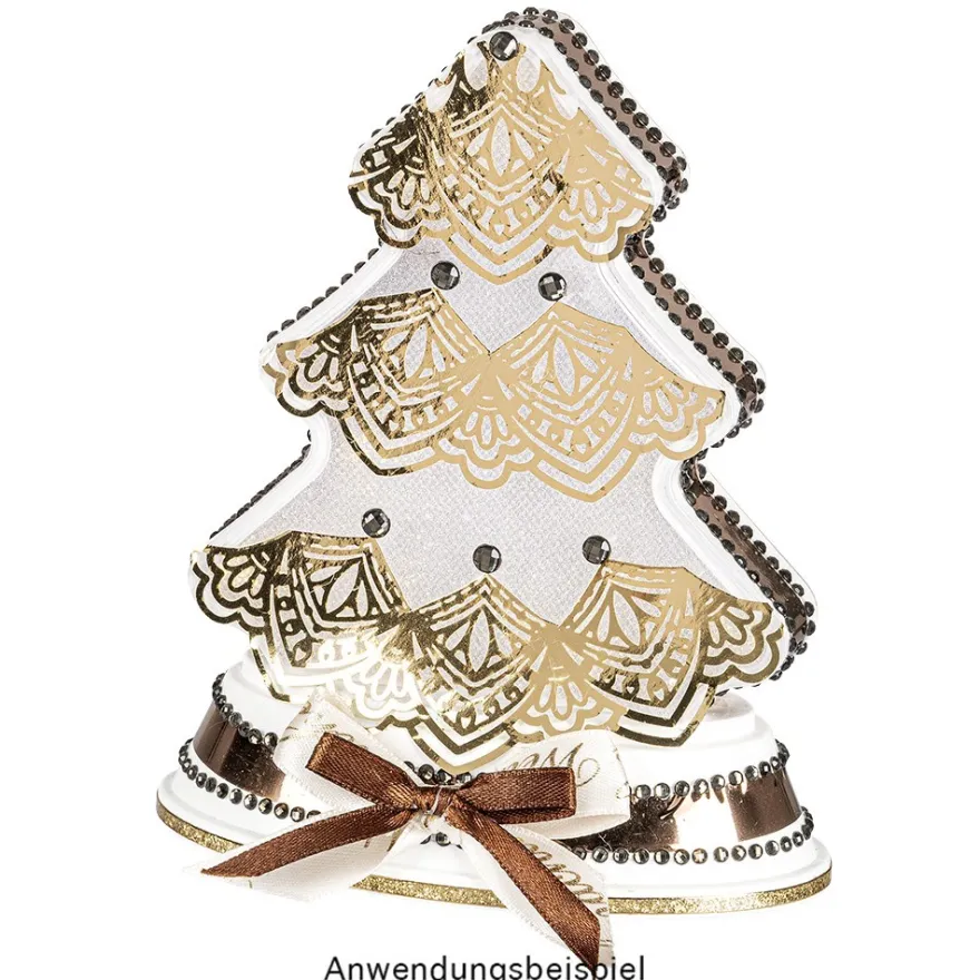 Laser-Kartenaufleger, Zierdeckchen, Ornament 24, Ø 14,5cm, 220 g/m², 5 Farbtöne, 20 Stück