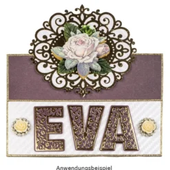 Laser-Kartenaufleger, Zierdeckchen, Ornament 11, 11,5cm x 10,5cm, 220 g/m², 5 Farbtöne, 20 Stück