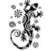 Laser-Kunststoff-Schablone, DIN A3, Gecko