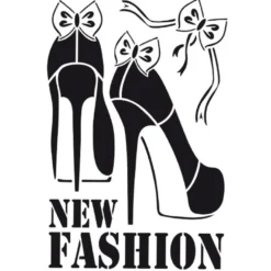 Laser-Kunststoff-Schablone, DIN A4, New Fashion Pumps