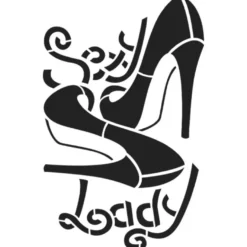 Laser-Kunststoff-Schablone, DIN A3, Sexy Lady