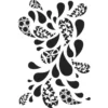 Laser-Kunststoff-Schablone, DIN A3, Paisley