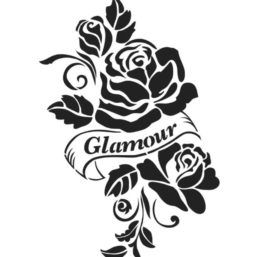 Laser-Kunststoff-Schablone, DIN A4, Glamour