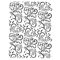 Laser-Kunststoff-Schablone, DIN A4, Hintergrund 2, Ornamentik
