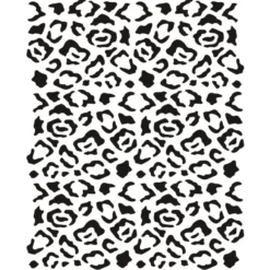 Laser-Kunststoff-Schablone, DIN A4, Hintergrund 7, Leopard