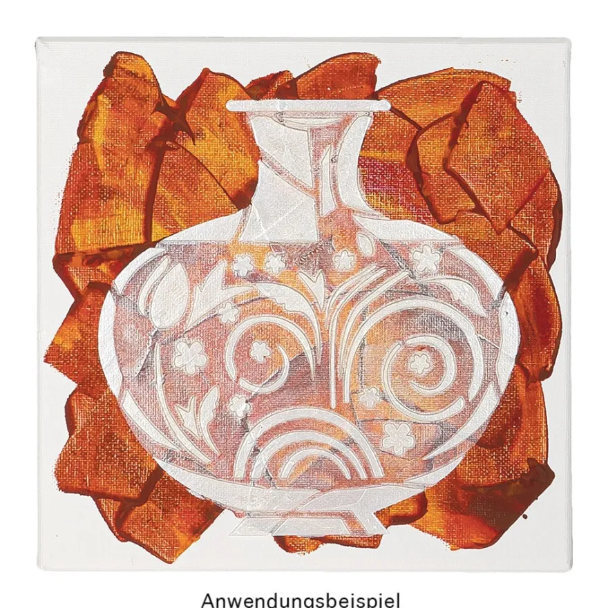Laser-Kunststoff-Schablone, DIN A4, Flacon