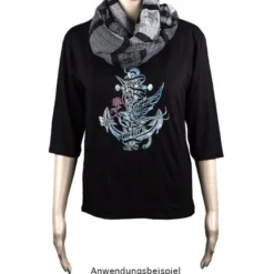 Laser-Kunststoff-Schablone, DIN A4, Anker