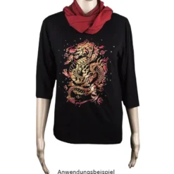 Laser-Kunststoff-Schablone, DIN A4, Drache