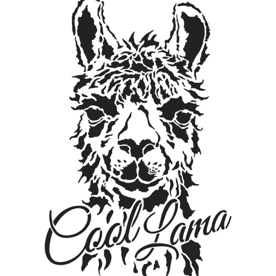 Laser-Kunststoff-Schablone, DIN A4, Lama