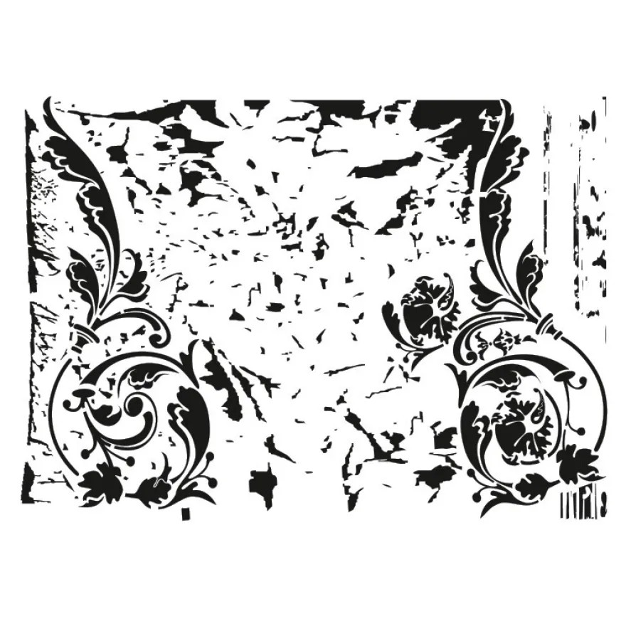 Laser-Kunststoff-Schablone, DIN A4, Mixed Media 2
