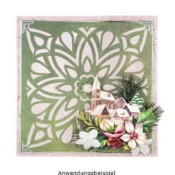 Laser-Kunststoff-Schablonen, 15cm x 15cm, Ornamente, 10 Stück