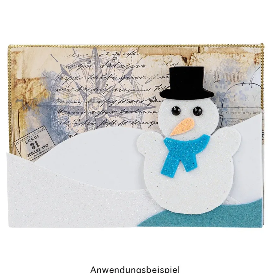 Laser-Kunststoff-Schablonen, DIN A4, Winter, Weihnachten, 6 Stück