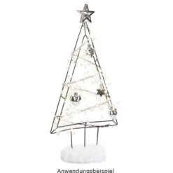 LED-Bündel-Drahtlichterkette, Kristall-Tropfen, transp., 80 LED-Lämpchen in Warmweiß, inkl. Timer