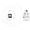 LED-Cluster-Drahtlichterkette, 100 LEDs in Warmweiß, 2,5cm Lichtabstand, inkl. Timer