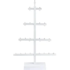 LED-Dekoleuchter, Tanne, 40cm hoch, 21 LED-Lichter in Warmweiß, Timer
