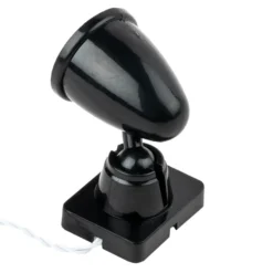LED-Deko-Spots, max. 4,3cm hoch, 2,5cm breit, je 1 LED-Lämpchen in Warmweiß, schwarz, 2 Stück