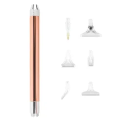 LED-Diamond-Painting-Pen, 14cm lang, Ø 1,2cm, 6 versch. Aufsätzen, 7-teilig