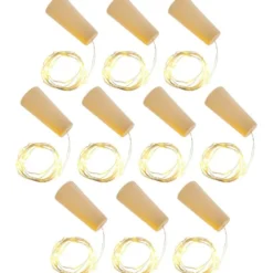 LED-Flaschenlichter mit je 20 LED-Lichtern, 10 Stück