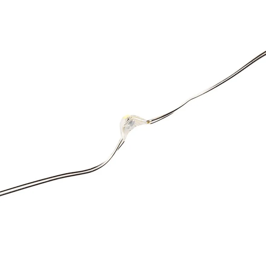 LED-Flaschenlicht mit 20 LED-Lichtern, Draht-Lichterkette, warmweiß