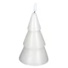 LED-Kerze, aus Echtwachs, Tannenbaum 1, Ø9,5cm, 18cm hoch, warmweiß, mit Timer
