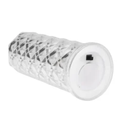 LED-Kerzen, Kristalloptik 1, transparent, 15,5cm hoch, 2 Stück