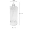 LED-Kerzen, Kristalloptik 2, transparent, 15,5cm hoch, 2 Stück