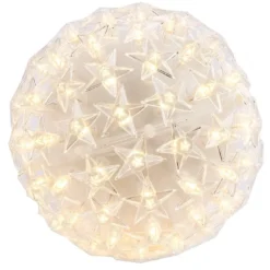 LED-Leuchtkugel Stern, Ø 14cm, 100 LEDs, warmweiß, inkl. Timer