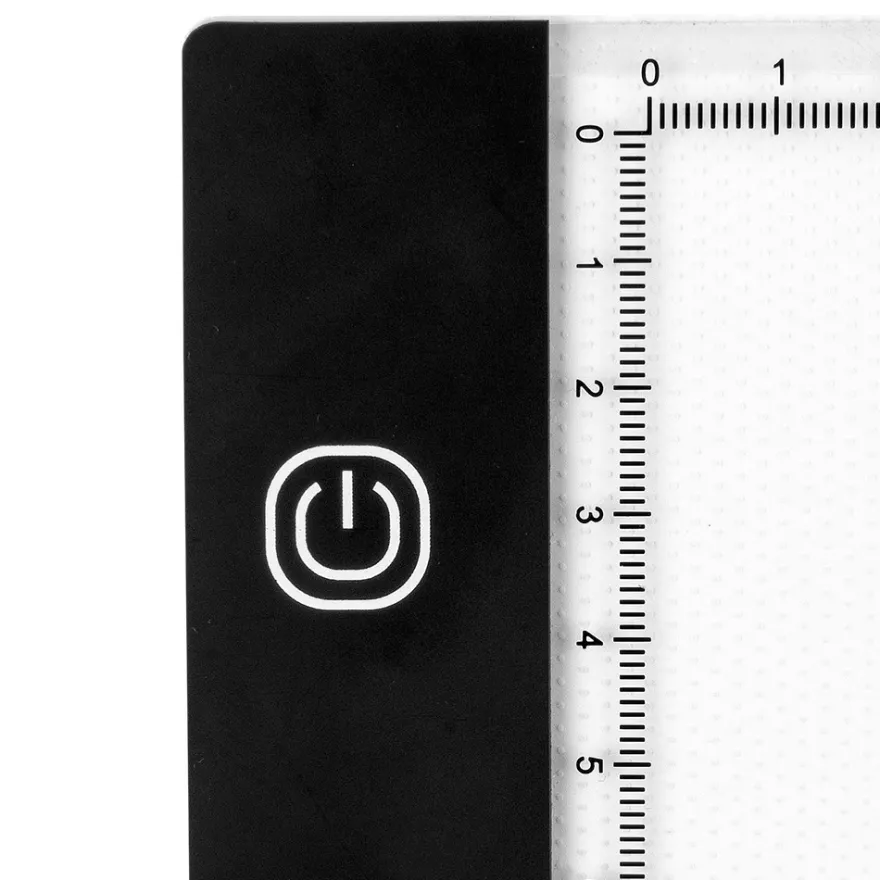 LED-Leuchttisch DIN A4, 3 Helligkeitsstufen, inkl. USB-Kabel und Zubehör