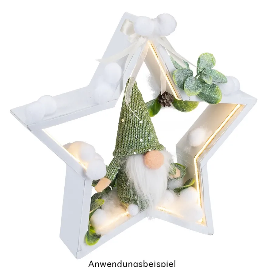 LED-Lichterband, selbstklebend, warmweiß, mit Timer, 320er, 2m lang