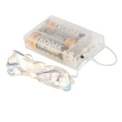 LED-Lichterband, selbstklebend, warmweiß, inkl. Timer, 50er, 2,65m lang