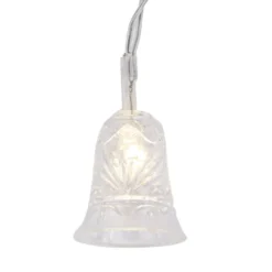 LED-Lichterkette Glocken, 20 LEDs in Warmweiß, 2,1m lang, Timer