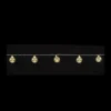 LED-Lichterkette, Ornament-Kugeln 1, hellgold, 10 LEDs in Warmweiß, 3,05m lang, Timer