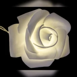 LED-Lichterkette, Rosen, 10 LED-Lichter in Warmweiß, inkl. Timer
