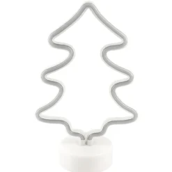 LED-Lichtschlauch, Tanne mit Podest, 29,5cm x 19cm x 10cm, weiß, LED-Band in Grün