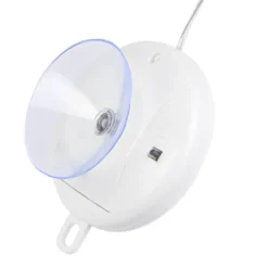 LED-Octa-Sterne, 21,3cm x 16,4cm, warmweiß, transparent, klar, inkl. Timer, 2 Stück