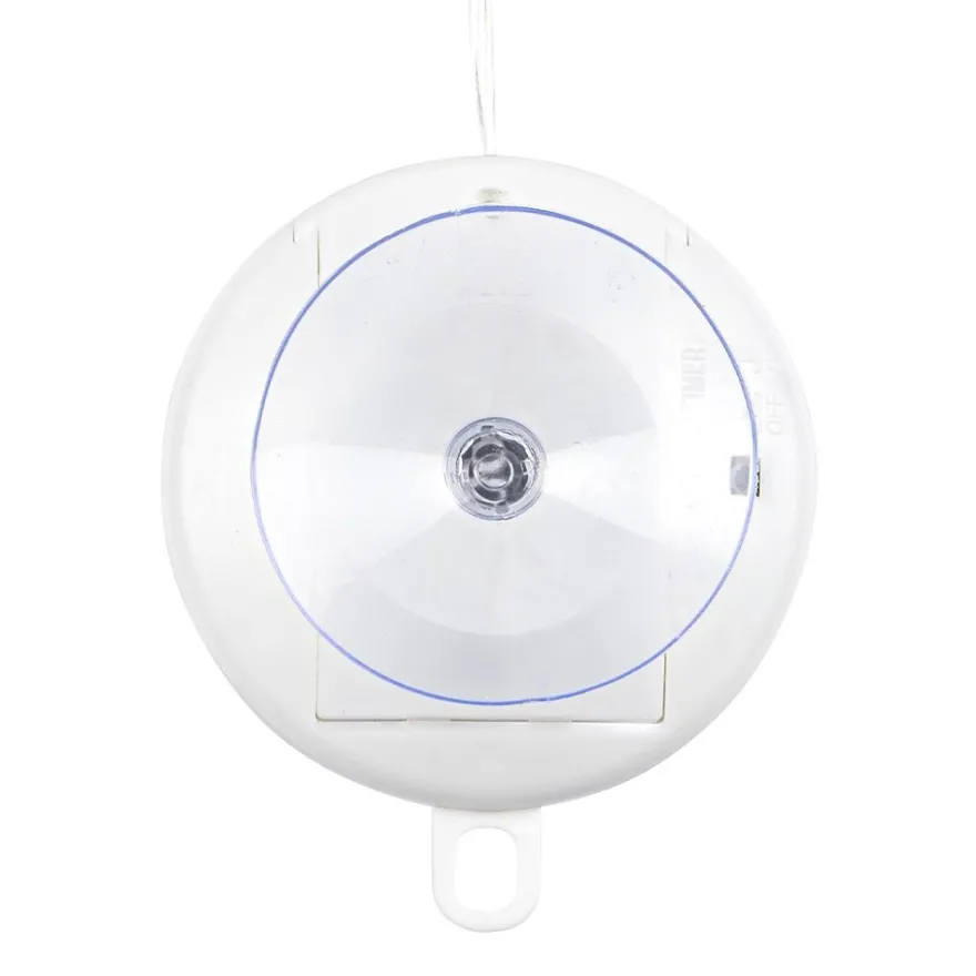 LED-Octa-Sterne, 21,3cm x 16,4cm, warmweiß, transparent, klar, inkl. Timer, 2 Stück
