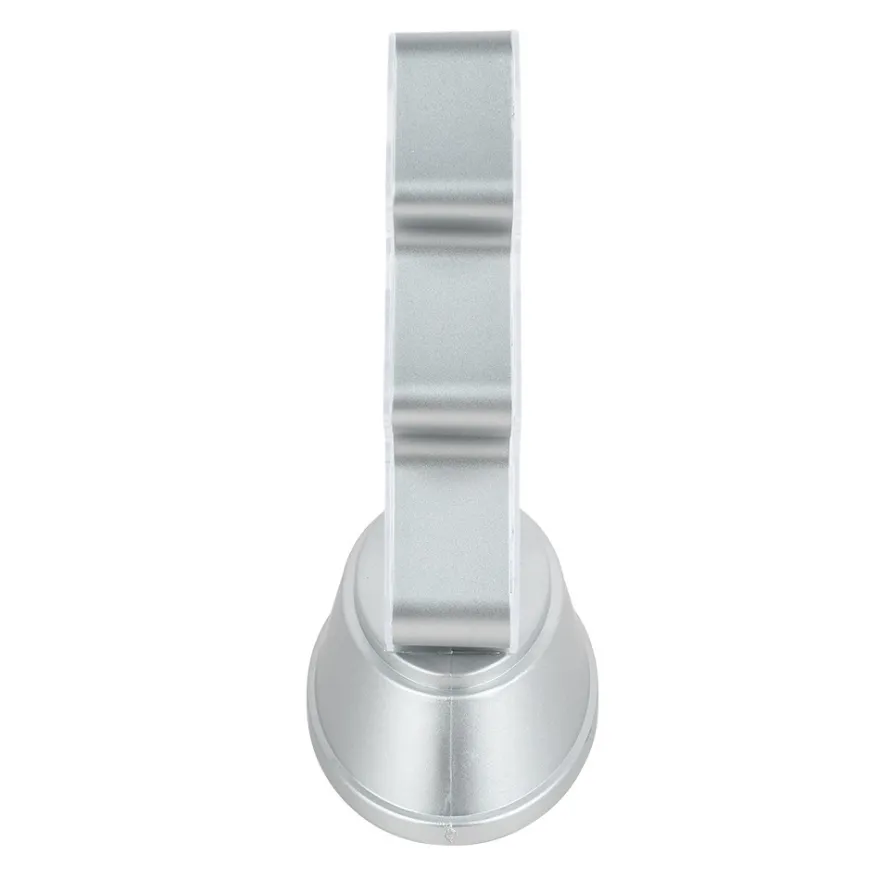 LED-Relaxleuchte, Tannenbaum, 14,5cm x 12cm, Diamant-Lichteffekt-Folie, inkl. Batterien, silber