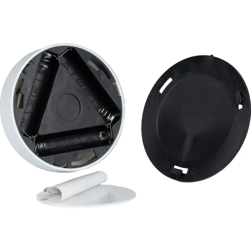 LED-Spot, zum Kleben, Ø6,8cm, 2,5cm hoch, weißes Licht