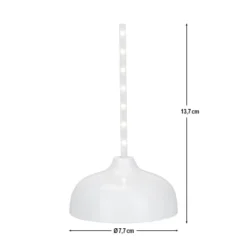 LED-Stab-Podest, 13,7cm hoch, Fuß: Ø7,7cm, 14 LEDs in Warmweiß, mit Timer-Funktion