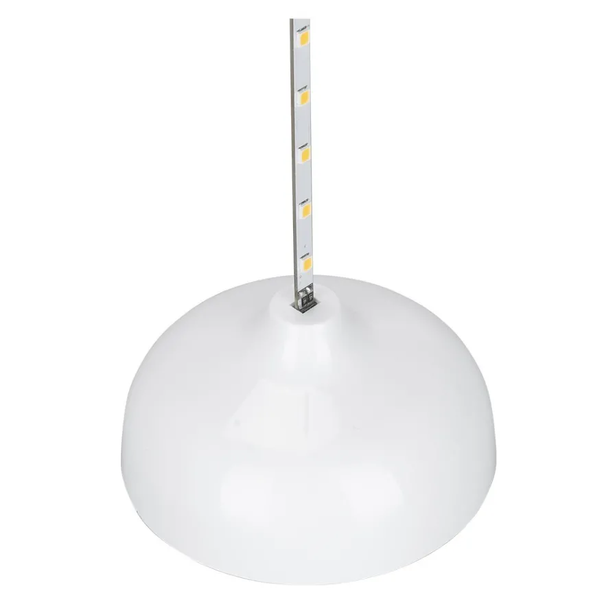 LED-Stab-Podest, 13,7cm hoch, Fuß: Ø7,7cm, 14 LEDs in Warmweiß, mit Timer-Funktion