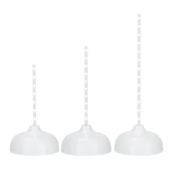 LED-Stab-Podeste, 3 Höhen, Ø7,7cm, 14-26 LEDs, warmweiß, inkl. Timer